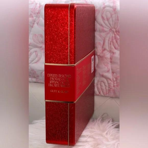 NEW Glitz & Glam red sparkle FULL FACE SET